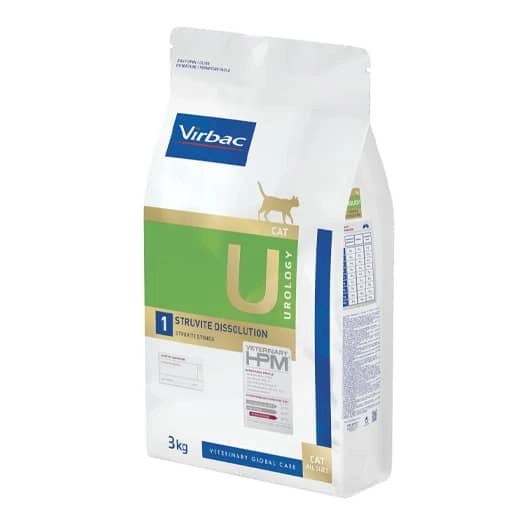 Virbac HPM Urology 1 Estruvita Disolución para gato adulto