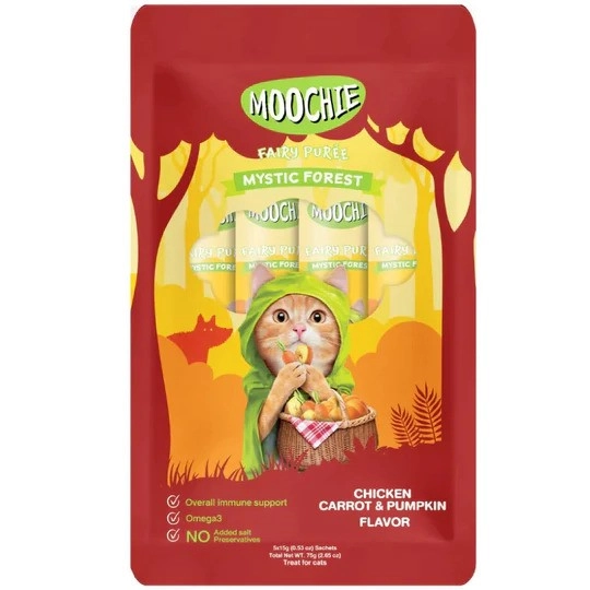 Moochie – Bosque Místico – Puré De Hadas – Sabor a Pollo con Zanahoria Y Calabaza.